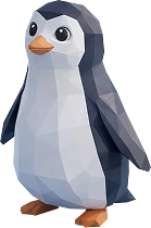 fishing time pinguin mascotte